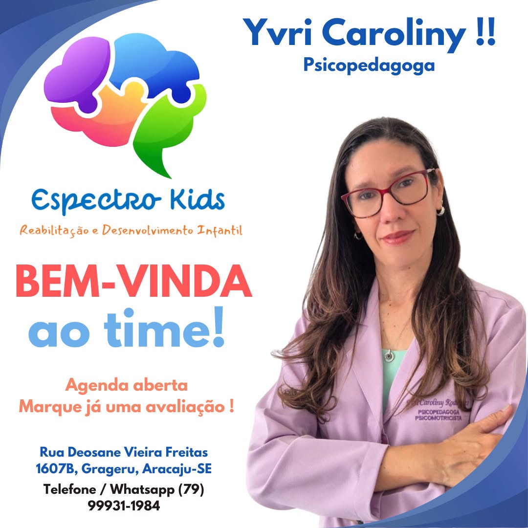 Apresentação da psicopedagoga da equipe