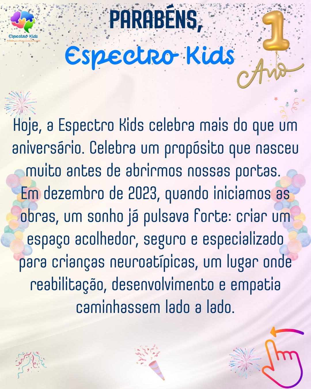 Texto sobre a história da clínica