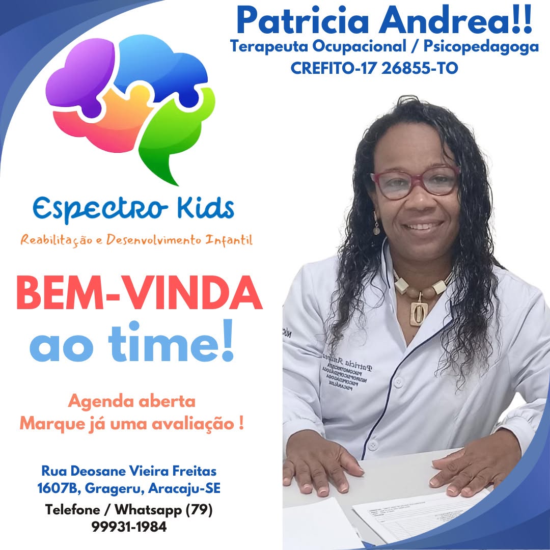 Apresentação da terapeuta ocupacional da equipe