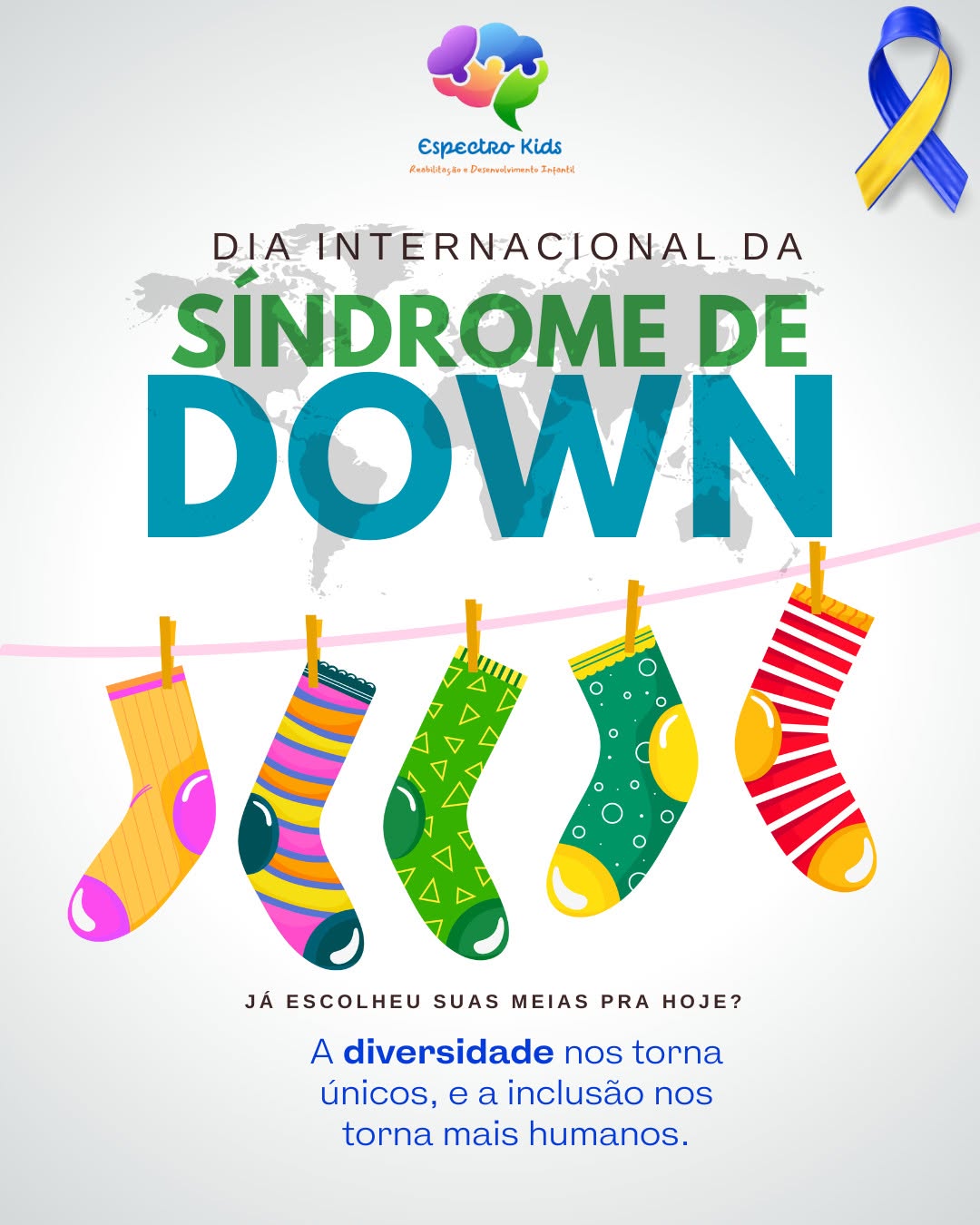 Arte do Dia Internacional da Síndrome de Down