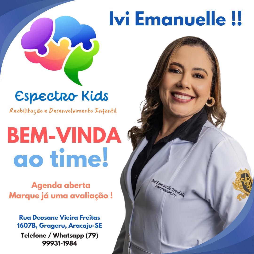 Apresentação da fisioterapeuta da equipe